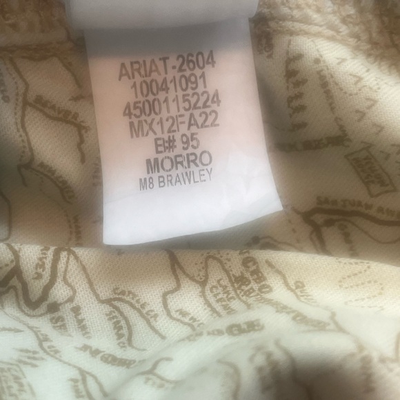 Ariat Mens M8 Modern Slim Leg 35/32 Blue Jeans Western Workwear VGUC - Picture 7 of 14